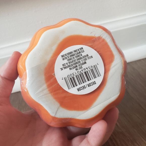 Ceramic pumpkin with lid halloween fall autumn - Picture 3 of 3